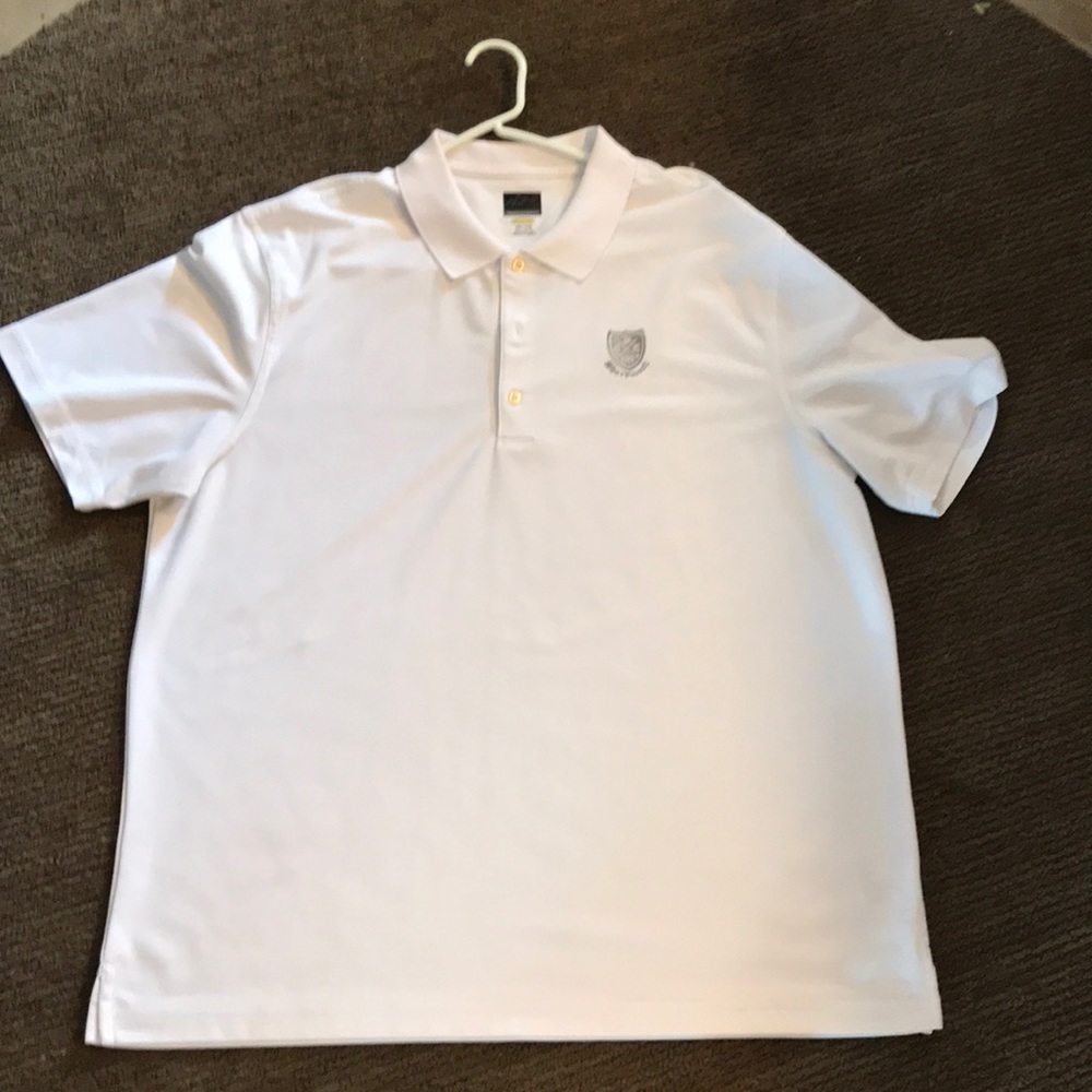White Golf Polo